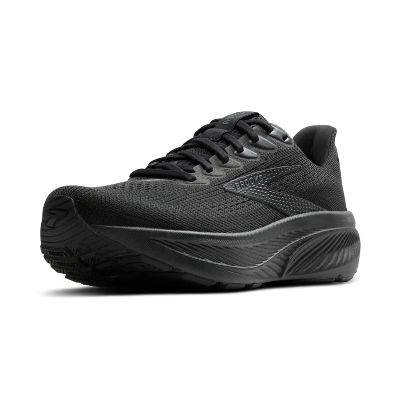 BROOKS Mens Ghost 17 Sneaker, Black Black Ebony, 10.5 UK