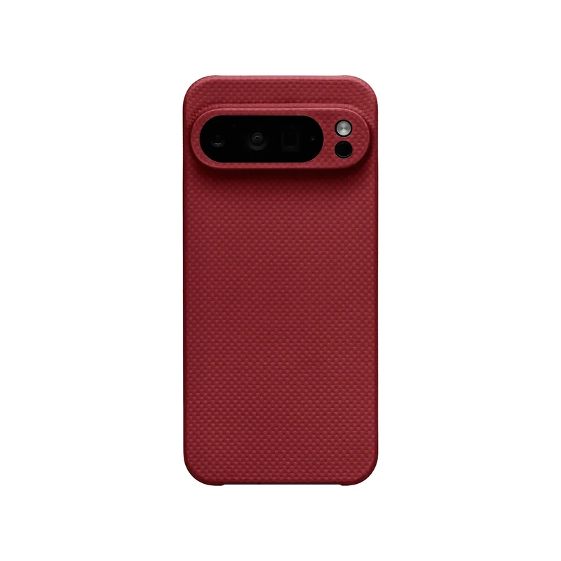Latercase | Compatible with Pixel 9 Pro XL | Crimson | Durable Pixel 9 Pro XL Phone Case | 0.6mm Thin Aramid Fiber, 10 Grams, Precision Lasercut, Full Camera Protection, Nonslip Matte Finish