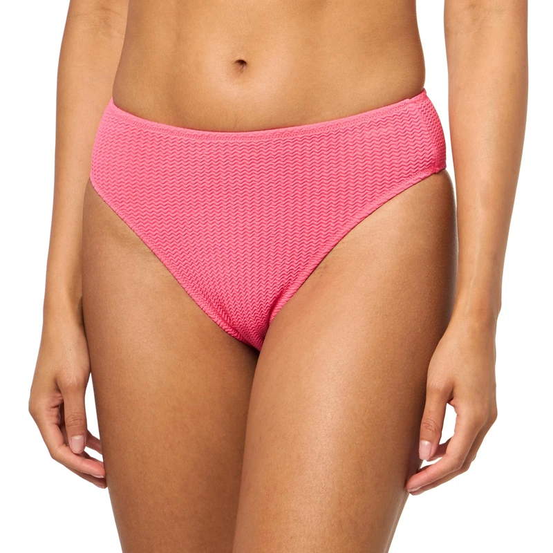 Seafolly Women's Standard Hipster Bikini Bottom Swimsuit with Cheeky Coverage, Sea Dive Snapdragon, 14