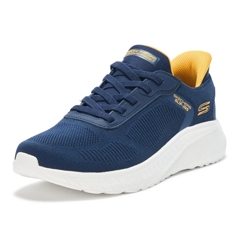 Skechers BOBS Sport Squad Chaos Solid Step Shoe Navy UK 6 NavyUK 6Navy Trainers (15709) Men's