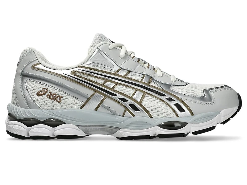 Asics 1203A542-100 Gel-NYC 2055 Men Cream/Pure Silver UK 10.5