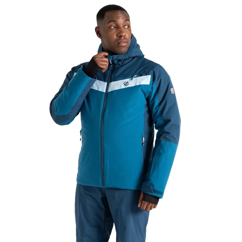 Dare2B Mens Eagle Ii Ski Jacket, Moonlight Denim Clear Sky, 6XL EU