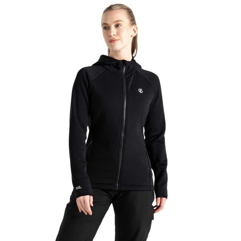 Dare2B Womens Density Core Stretch Midlayer, Black, 16 EU