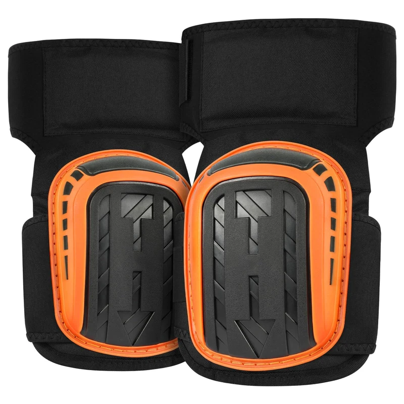 flintronic Professional Knee Pads, Knee Pads for Men and Women, with Heavy Duty Foam Padding and Gel Cushion, Adjustable Anti-Slip Straps Knee Pads for Flooring, Gardening, and Cleaning