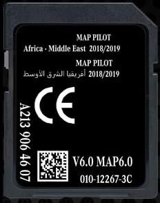 SD Map GPS Navigation Africa Middle East 2018/2019 v6 Compatible with Mercedes Garmin Map Pilot STAR2 - A2139066407