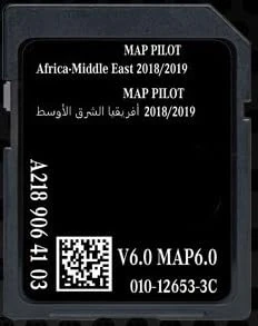SD Map GPS Navigation Africa Middle East 2018/2019 v6 Compatible with Mercedes Garmin Map Pilot STAR1 - A2189064103