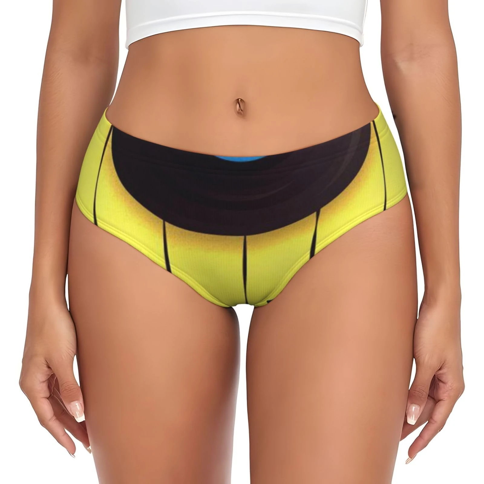 Wquvmds Vinyl Records And Tapes Women'S Briefs Comfortable And Stylish Underwear Stretchy Briefs Black