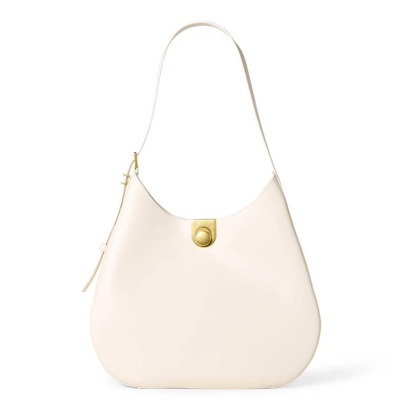 Amazon Essentials Women's Shoulder Bag, Off-white, One Size