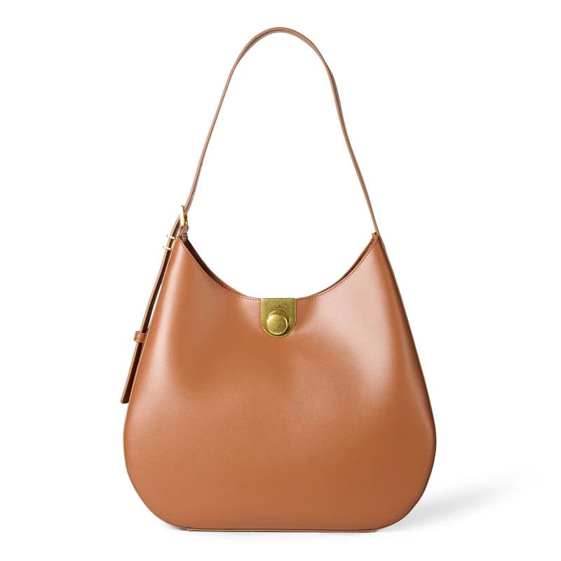 Amazon Essentials Women's Shoulder Bag, Tan, One Size