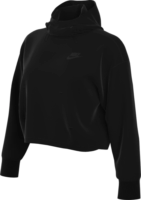 Nike Top W NSW Tch FLC Os HDY, black/black, FV6322-010, XS