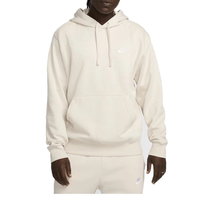 NIKE BV2654-104 SPORTSWEAR CLUB FLEECE Sweatshirt Men's White Size 2XL