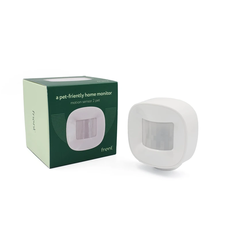 frient Motion Sensor 2 Pet | Pet Immune Motion Detection, Movement, Light, and Temperature Monitoring | Smart Home Automation | Zigbee | Works with Homey and SmartThings