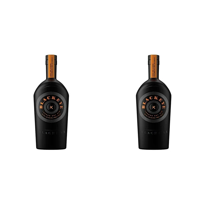 Blackeye Gin, 70cl - 40% ABV London Dry Gin from Rugby Legends Mike Tindall, James Haskell and Alex Payne - Citrus-Forward Artisanal Gin for the Ultimate Gin and Tonic (Pack of 2) - Image 1