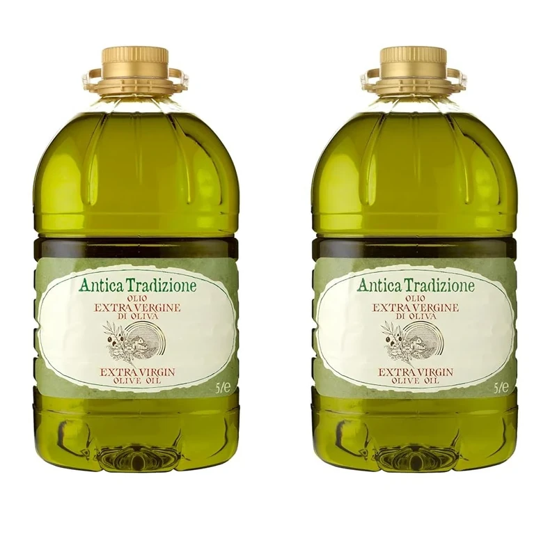 ANTICA TRADIZIONE Extra Virgin Olive Oil, Catering Size, Foodservice, 5L (Pack of 2)