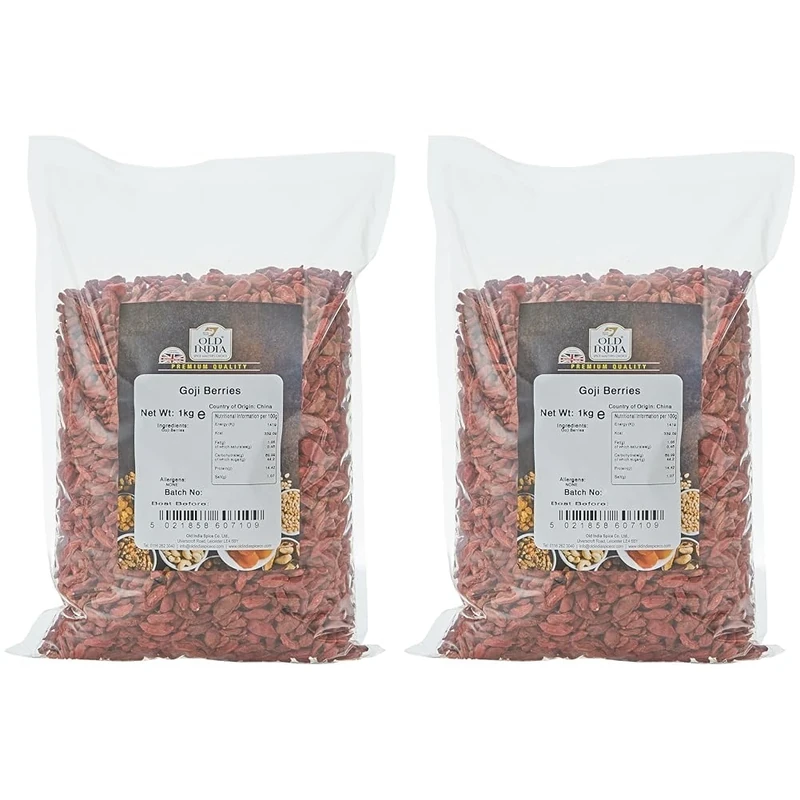 Old India Goji Berries 1kg (Pack of 2)