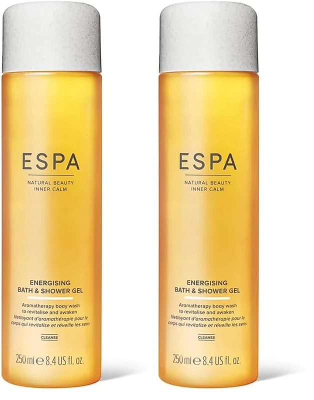 Espa Energizing Bath & Shower Gel 250ml (Pack of 2)