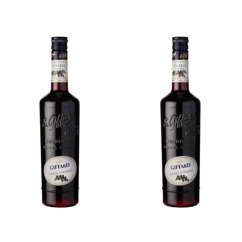 Giffard Creme De Cassis Imperial Liqueur, 70 cl (Pack of 2)