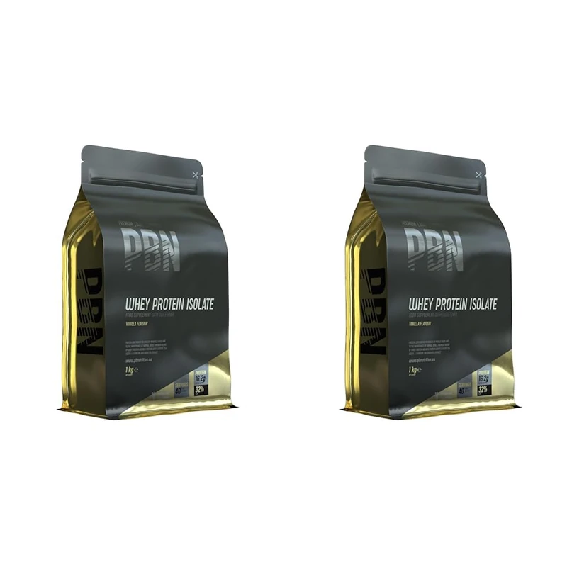 PBN - Premium Body Nutrition - Whey-Isolate Protein Powder, 1kg, Vanilla - 33 Servings (Pack of 2)