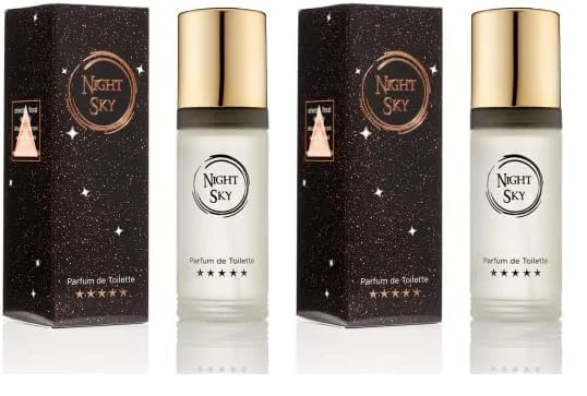 UTC NIGHT SKY Perfume for Women, 50ml Eau de Parfum, Luxury Fragrance - Ladies Perfume, Long Lasting Womens Perfumes by Milton-Lloyd (Pack of 2)