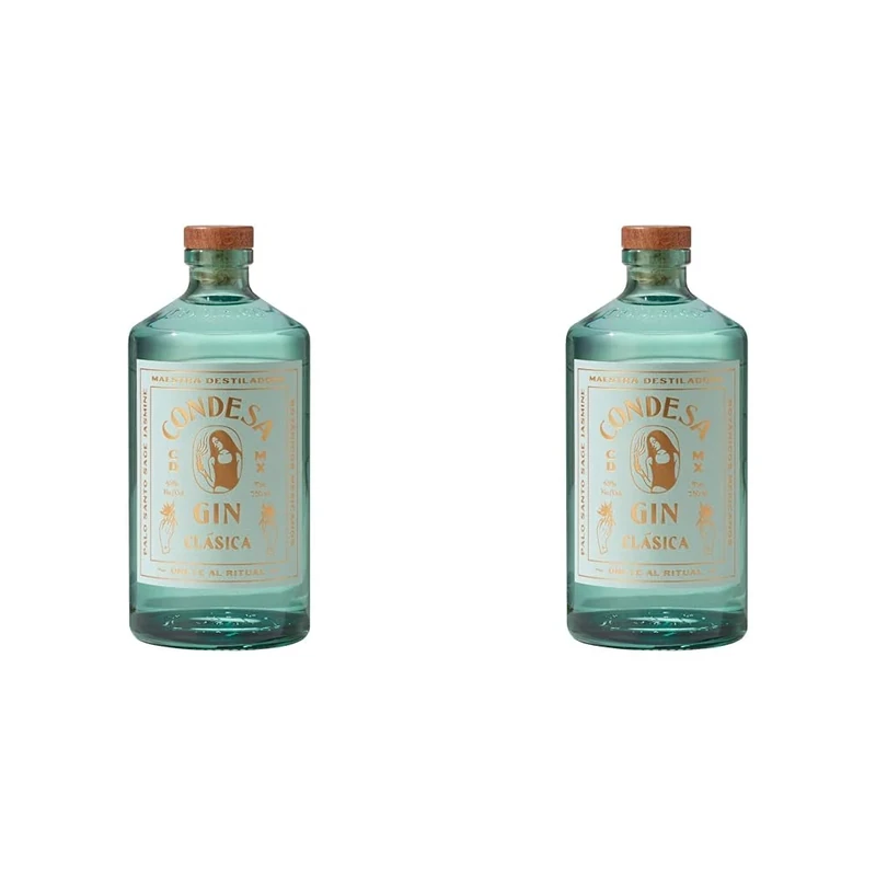 Condesa Clasica Mexico City Extra Dry Gin, 70cl 43% (Pack of 2) - Image 1