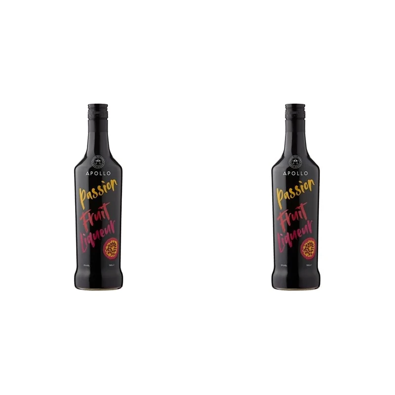 APOLLO Passion Fruit Liqueur 70cl – 17% ABV – Crafted for Passion Fruit Martinis (Pack of 2)