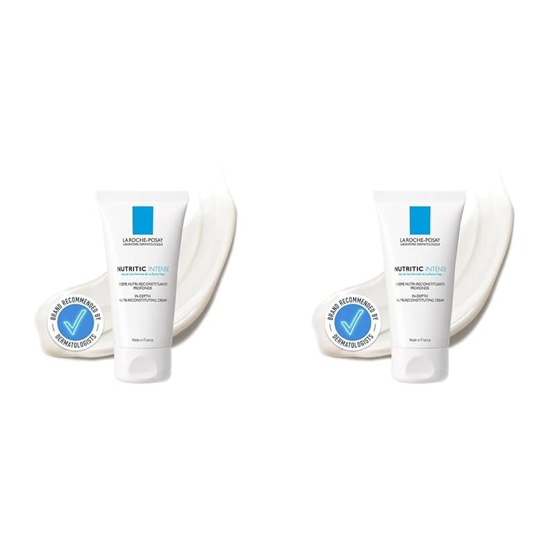 La Roche-Posay Nutritic Intense Cream Tube 50ml (Pack of 2)