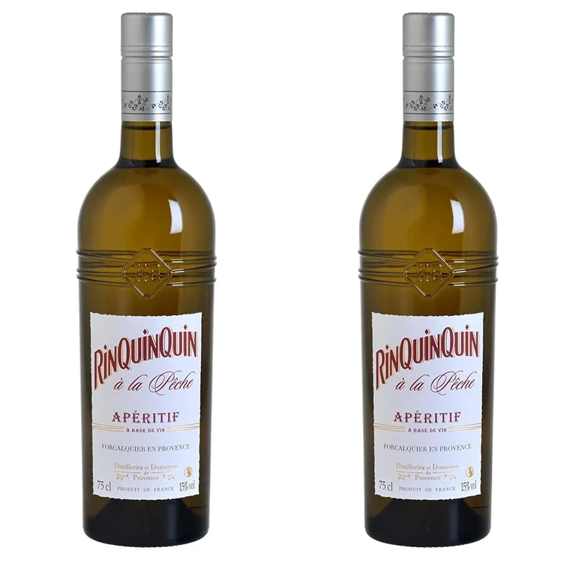 Distilleries et Domaines de Provence RinQuinQuin a la Peche, 75 cl (Pack of 2)