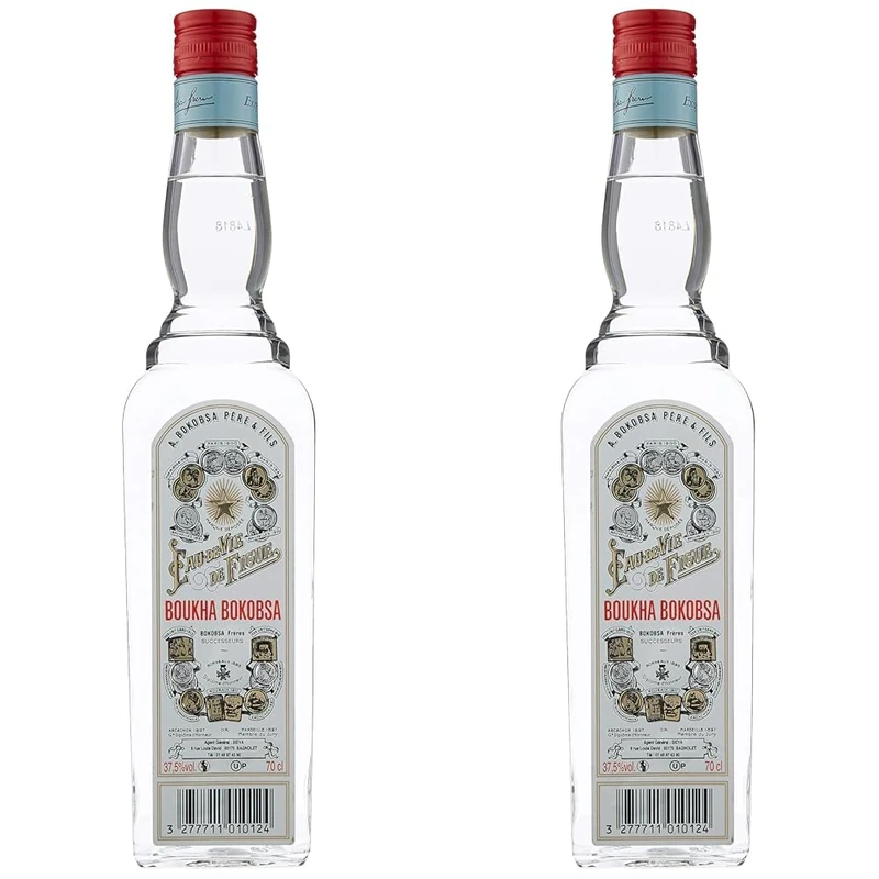 Boukha Bokobsa Eau De Vie Figs Fig Brandy, 70 cl Kosher (Pack of 2) - Image 1