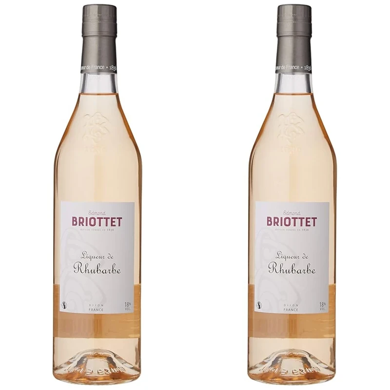 Briottet Liqueur de Rhubarbe 70 cl (Pack of 2)
