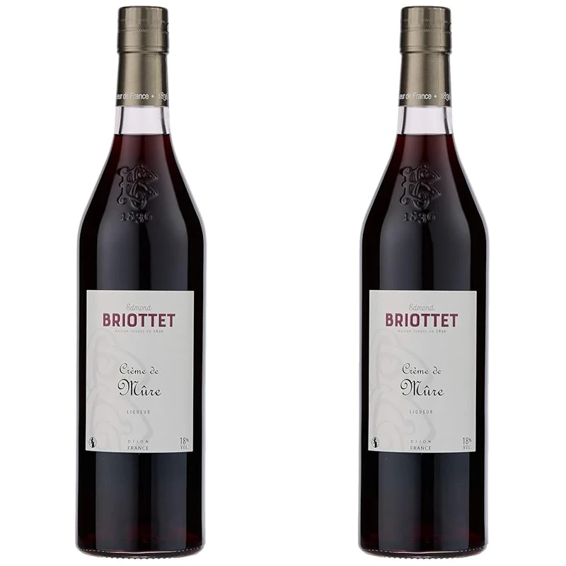 Briottet Crème de Mûre Liqueurs 70 cl (Pack of 2)