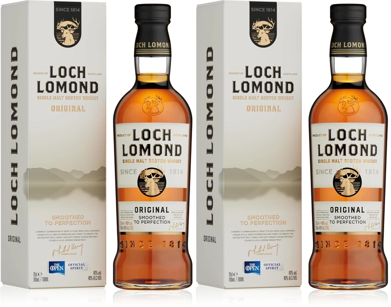 Loch Lomond Original Single Malt Scotch Whisky, 70cl (Pack of 2)