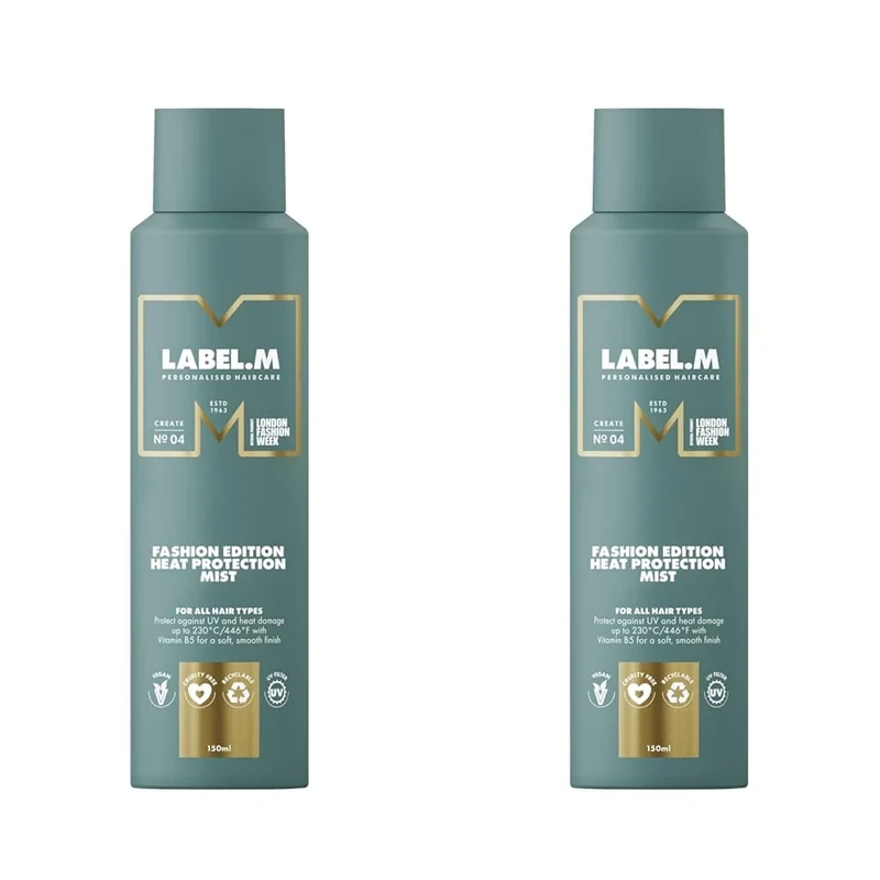 LABEL.M Fashion Edition Heat Protection Mist 150ml (Pack of 2)