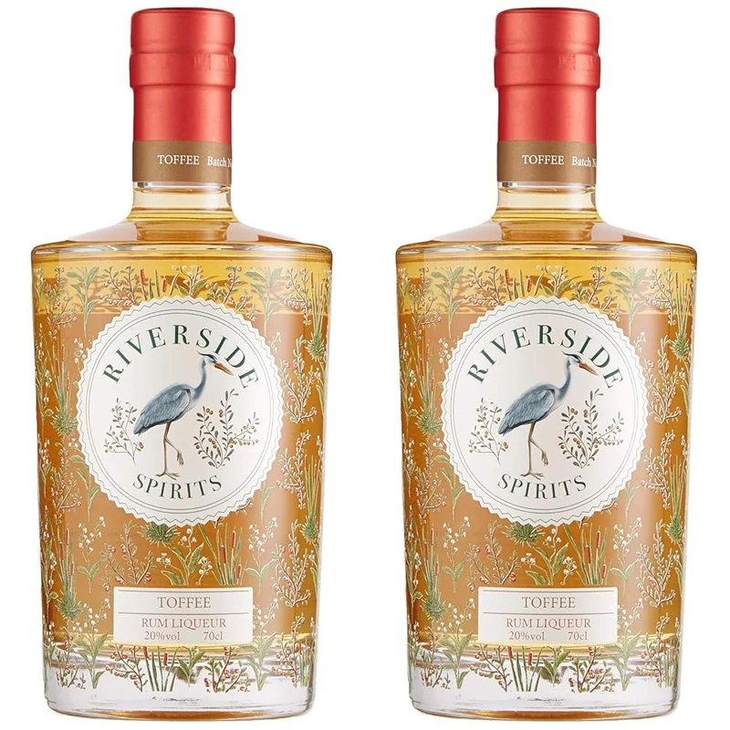 Riverside Spirits Toffee Rum Liqueur, 70 cl (Pack of 2)
