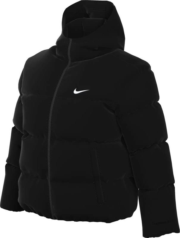 Nike Women's W Nsw Tf Synfl Nk Clsc Pfr Jacket, Black/White, S - Image 1