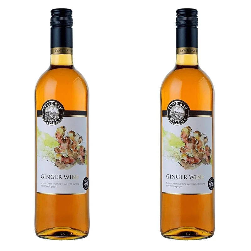 The Lyme Bay Winery Ginger Wine 75cl (Pack of 2)