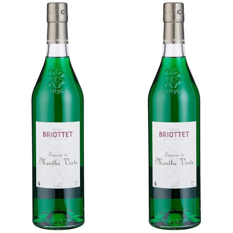 Briottet Liqueur de Menthe Verte 70 cl - Pack of 2