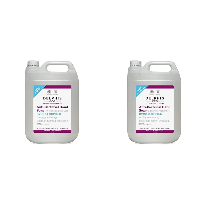 Delphis Eco Anti-Bacterial Hand Soap Wash 5Ltr (Pack of 2)