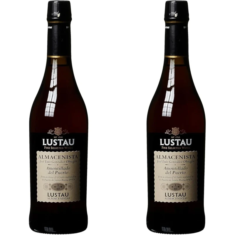Lustau Amontillado del Puerto Sherry 50 cl (Pack of 2)