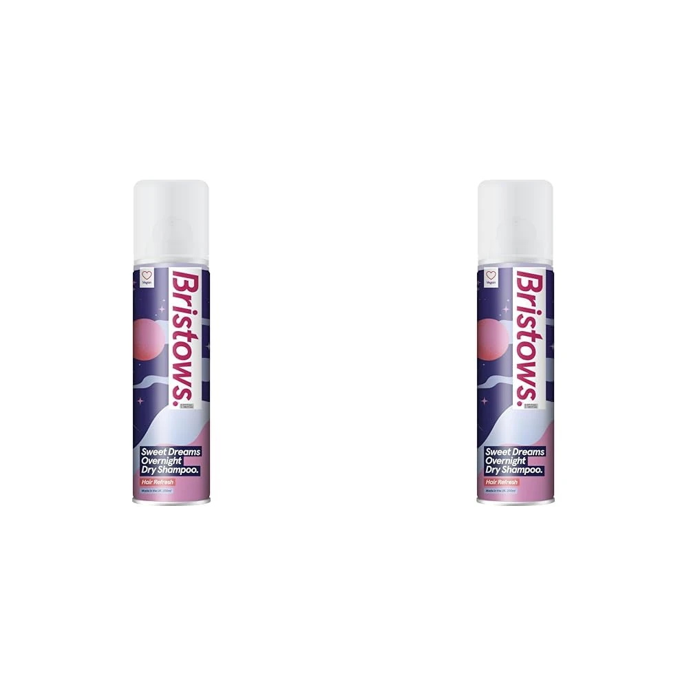 Bristows Sweet Dreams Overnight Dry Shampoo 200ml (Pack of 2)