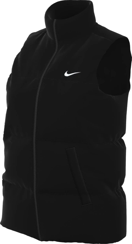 Nike Women's W Nsw Tf Synfl Nk Clsc Vest Gilet, Black/White, L