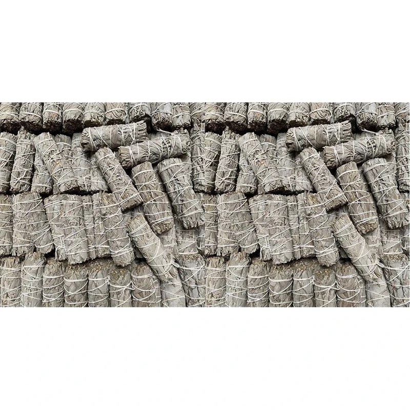 VIE Wholesale White Sage Smudge Sticks, 4", 10 Pieces (Pack of 2)
