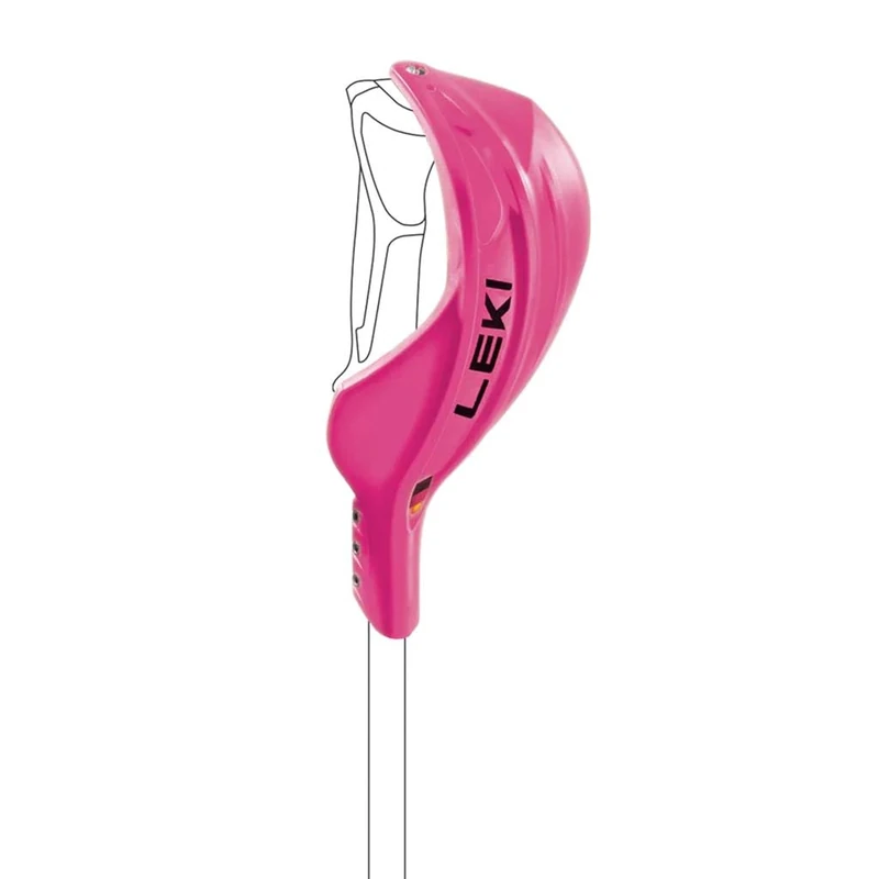 LEKI Unisex Adult Closed WCR 3D/S Pink Gate Guard Plain - Image 1