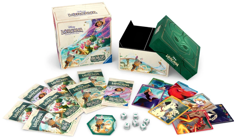 Ravensburger Disney Lorcana Trading Card Game for Adults & Kids Age 8 Years Up - Illumineer's Trove Set 7: Archazia's Island - Collectable TCG