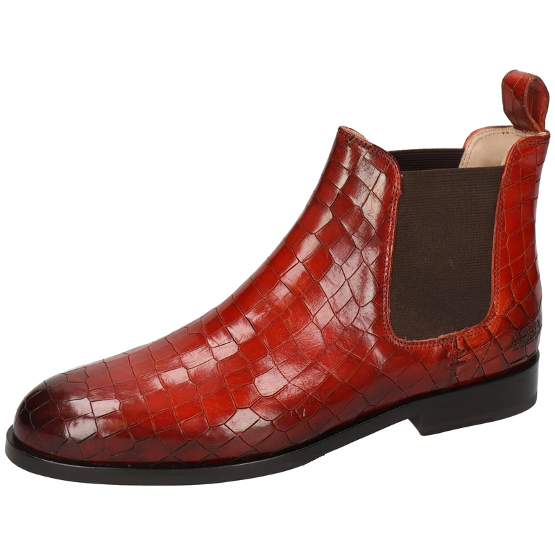 Melvin & Hamilton Susan 10 Women's Ankle Boots - Red, 6 UK