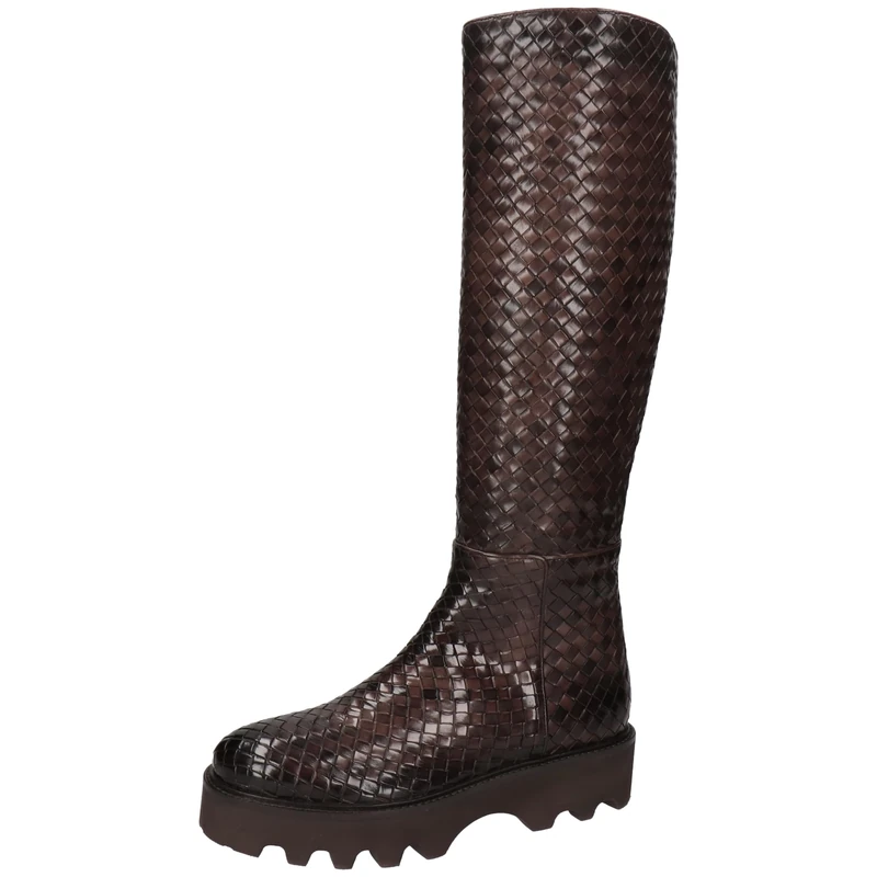 Melvin & Hamilton Women's Leonie 21 Knee High Boot, Brown, 6 UK