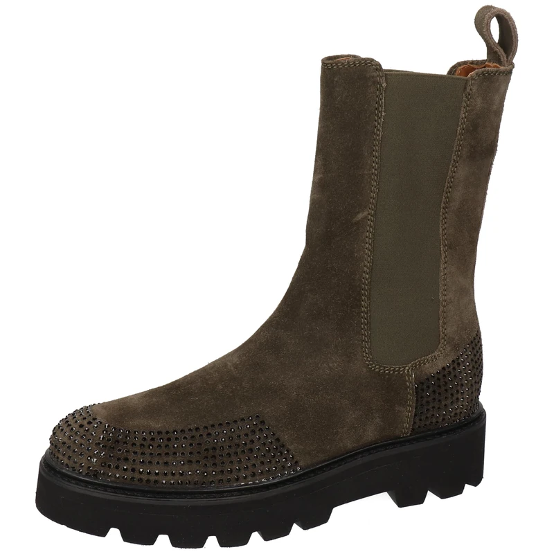 Melvin & Hamilton Women's Leonie 24 Chelsea Boot, Green, 4 UK