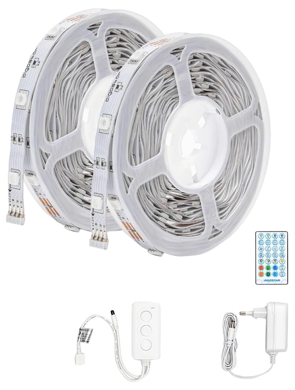 Blendend Smart WiFi Light Strip Low Voltage 18W 5M for Decorative Lighting and Remote Control in Homes and Events - Image 1