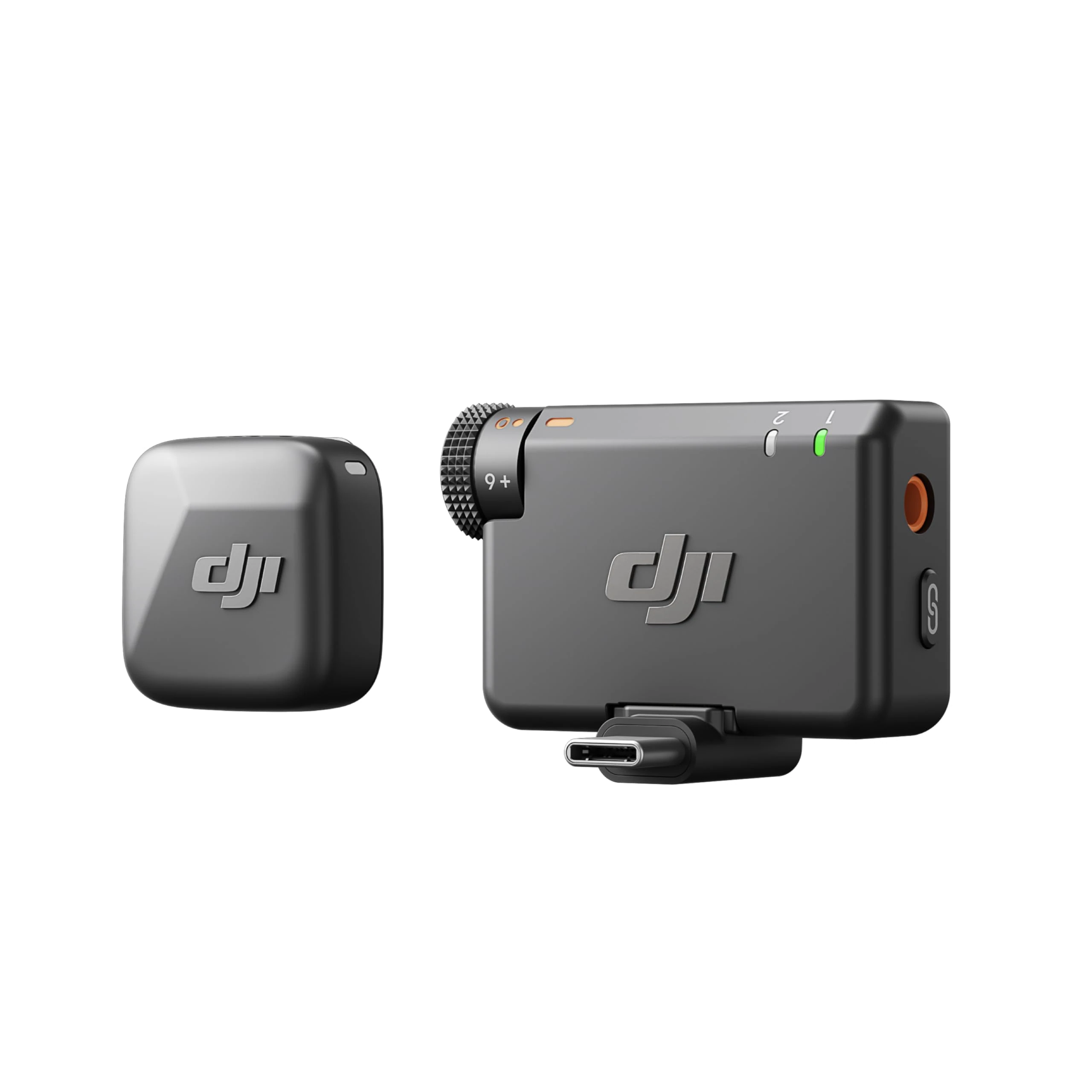 DJI Mic Mini (1 TX + 1 RX), Wireless Lavalier Microphone, Detail-Rich Audio, Noise Cancelling, Automatic Limiting, Wireless Microphone for Camera/iPhone/Android, Vlog, Streaming, 400m Transmission