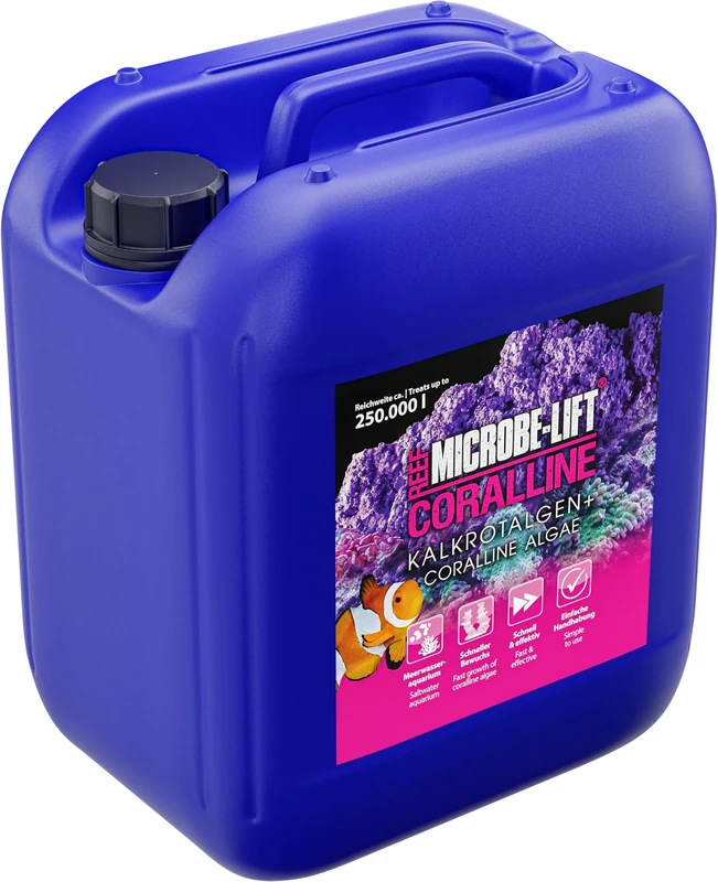 ARKA - Coralline - 5 L - Coralline Algae Booster to accelerate the growth and intensify the colours of coralline algae in every saltwater aquarium.