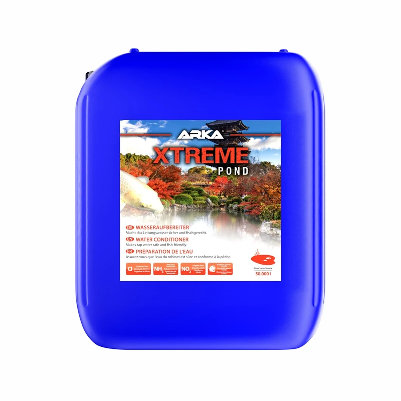 ARKA - Pond Xtreme - 5 L - Makes pond water safe for fish, removes chlorine and ammonia, safe for all pond inhabitants.